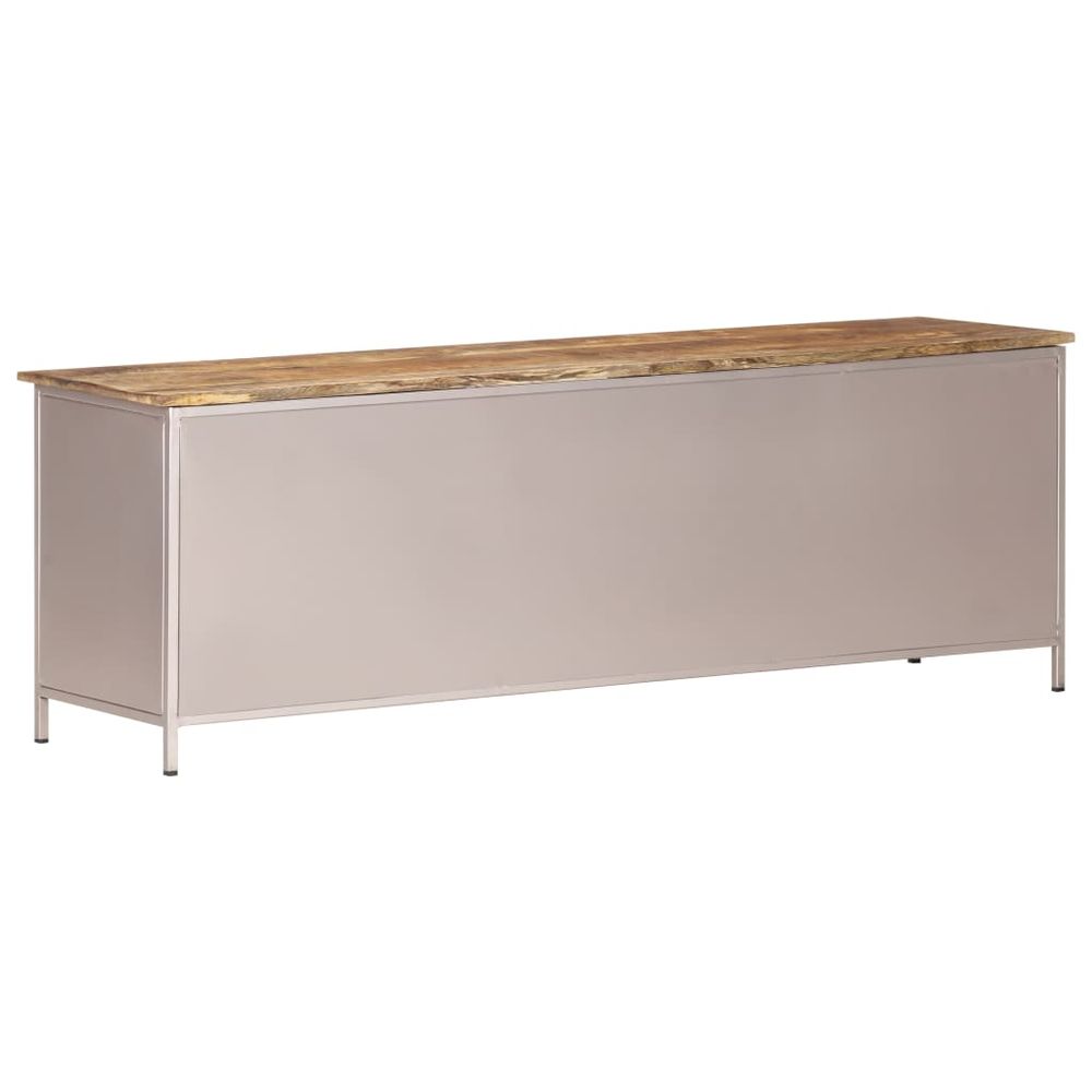 TV Cabinet 120x30x40 cm vidaXL Rough Mango Wood - TV Unit from vidaXL