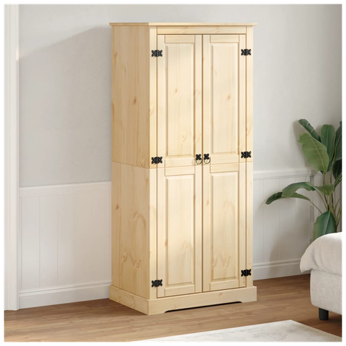 vidaXL Wardrobe Corona 76x50x170 cm Solid Wood Pine - Wardrobe from vidaXL