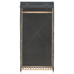vidaXL Wardrobe Grey 79x40x170 cm Fabric - Wardrobe from vidaXL