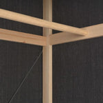 vidaXL Wardrobe Grey 79x40x170 cm Fabric - Wardrobe from vidaXL