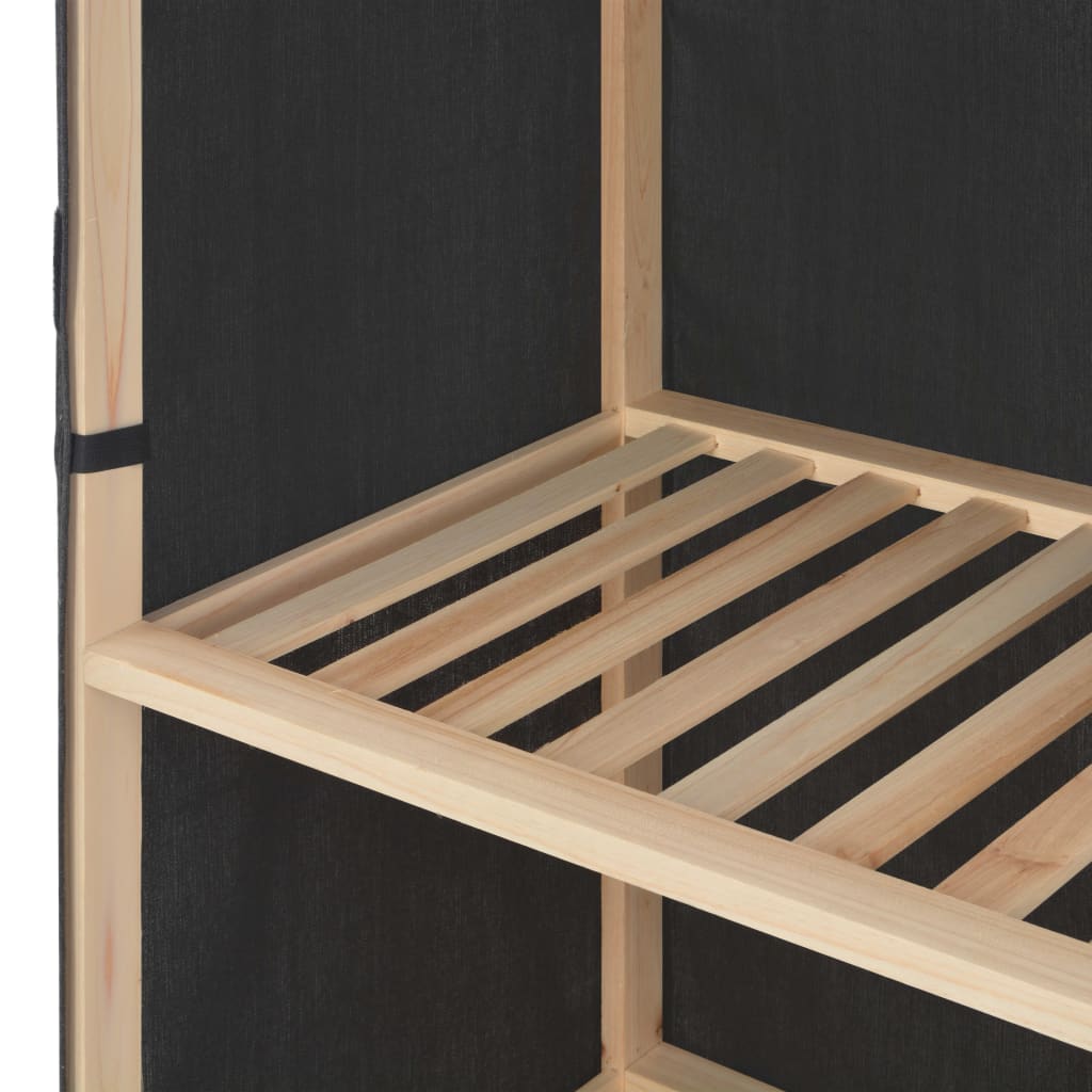 vidaXL Wardrobe Fabric and Pinewood 110x40x170 cm - Wardrobe from vidaXL