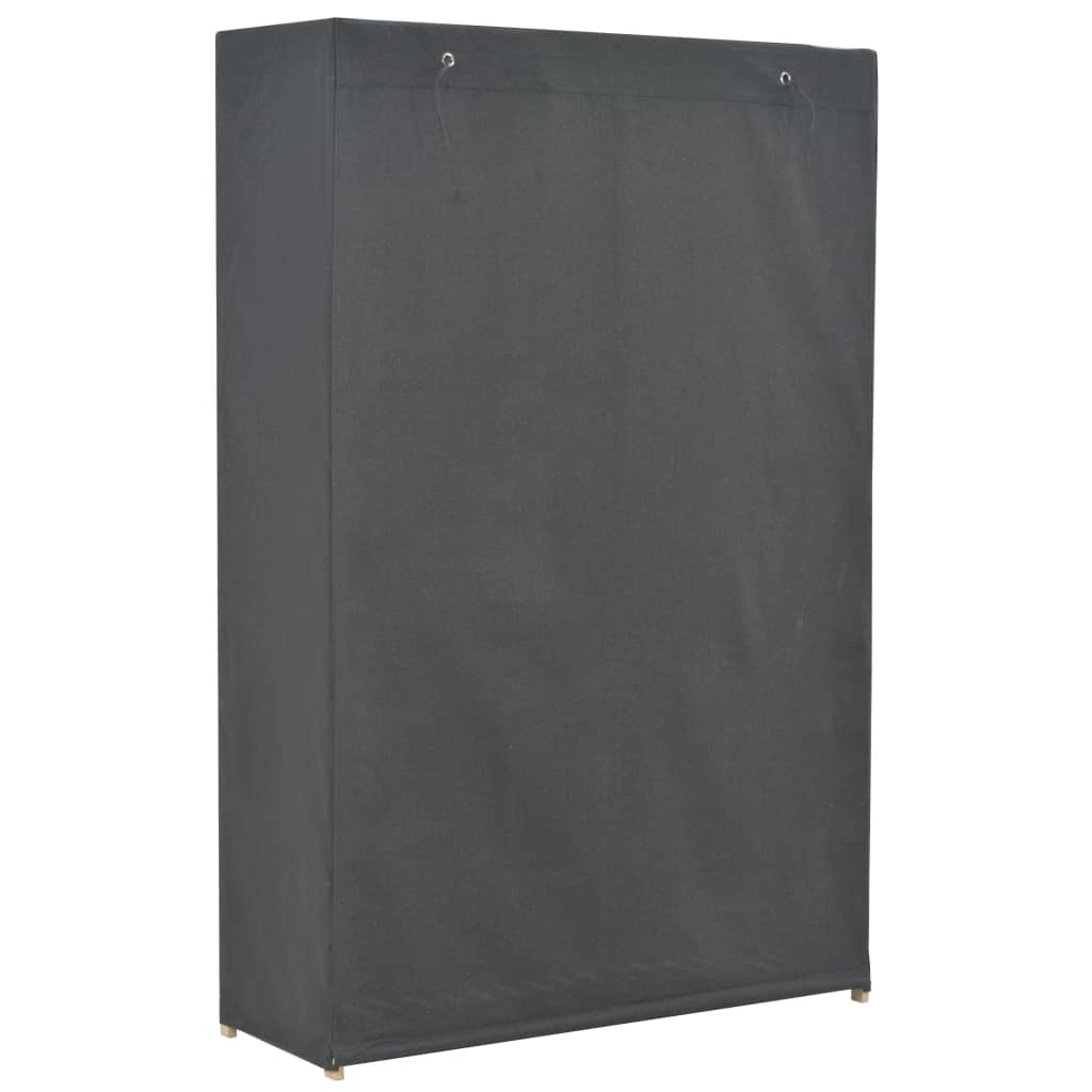 vidaXL 3-Tier Wardrobe Grey 110x40x170 cm Fabric - Wardrobe from vidaXL