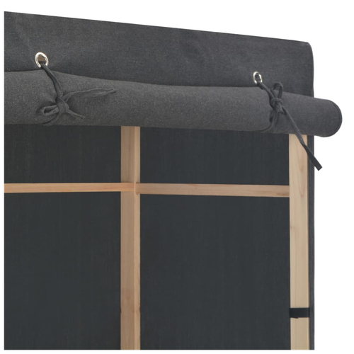 vidaXL 3-Tier Wardrobe Grey 110x40x170 cm Fabric - Wardrobe from vidaXL