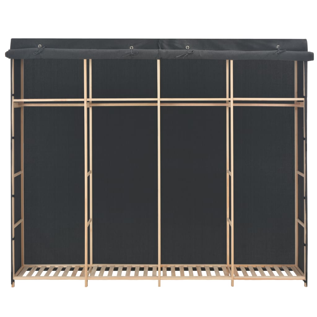 vidaXL Wardrobe White 200x40x170 cm Fabric - Wardrobe from vidaXL