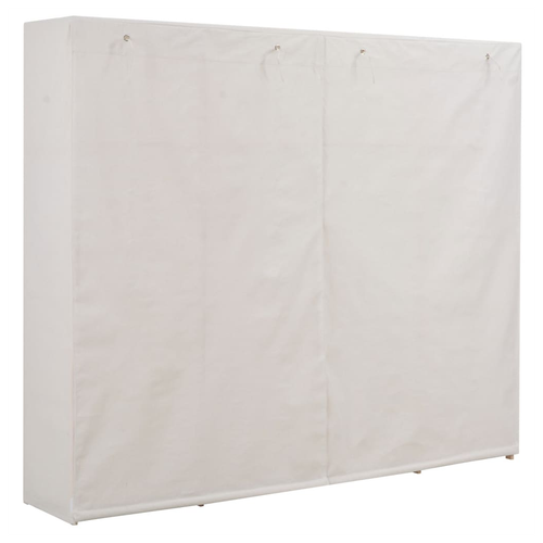 vidaXL Wardrobe White 200x40x170 cm Fabric - Wardrobe from vidaXL
