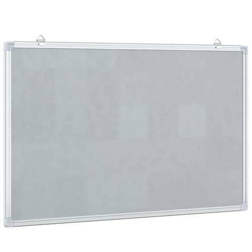 vidaXL Magnetic Whiteboard 40x30x1.7 cm Aluminium - Whiteboard from vidaXL