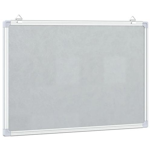 vidaXL Magnetic Whiteboard 40x30x1.7 cm Aluminium - Whiteboard from vidaXL