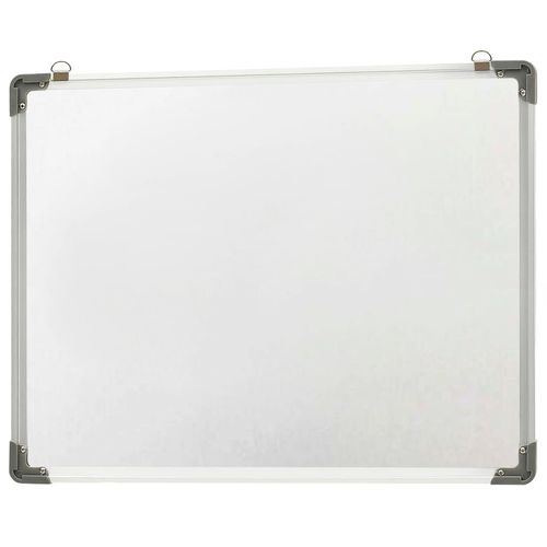 vidaXL Magnetic Whiteboard White 110x60 cm Steel - Whiteboard from vidaXL
