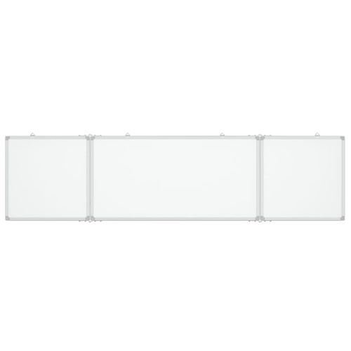 vidaXL Magnetic Whiteboard Foldable 160x40x1.7 cm Aluminium - Whiteboard from vidaXL
