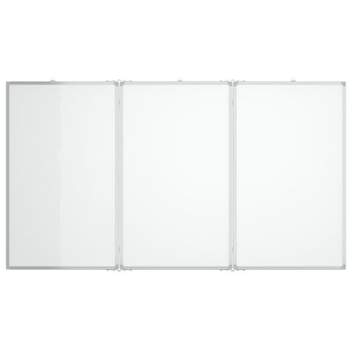 vidaXL Magnetic Whiteboard Foldable 120x80x1.7 cm Aluminium - Whiteboard from vidaXL