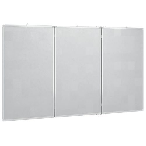 vidaXL Magnetic Whiteboard Foldable 120x80x1.7 cm Aluminium - Whiteboard from vidaXL