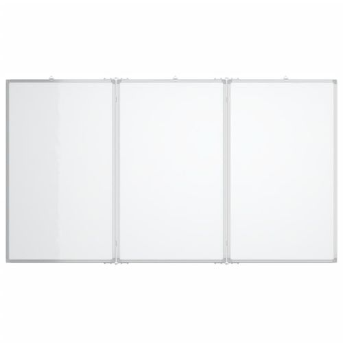 vidaXL Magnetic Whiteboard Foldable 120x80x1.7 cm Aluminium - Whiteboard from vidaXL