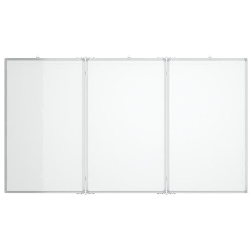 vidaXL Magnetic Whiteboard Foldable 120x80x1.7 cm Aluminium - Whiteboard from vidaXL