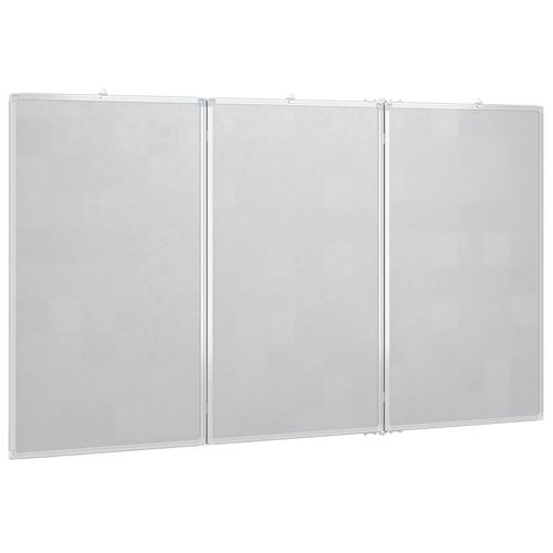 vidaXL Magnetic Whiteboard Foldable 120x80x1.7 cm Aluminium - Whiteboard from vidaXL