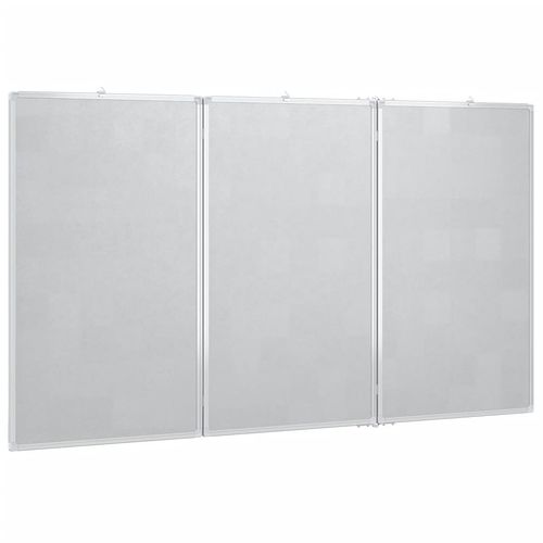 vidaXL Magnetic Whiteboard Foldable 120x80x1.7 cm Aluminium - Whiteboard from vidaXL