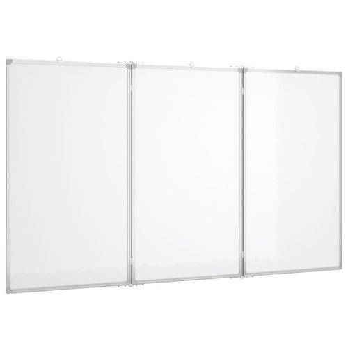 vidaXL Magnetic Whiteboard Foldable 120x80x1.7 cm Aluminium - Whiteboard from vidaXL