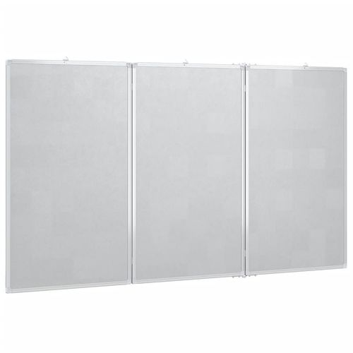 vidaXL Magnetic Whiteboard Foldable 120x80x1.7 cm Aluminium - Whiteboard from vidaXL