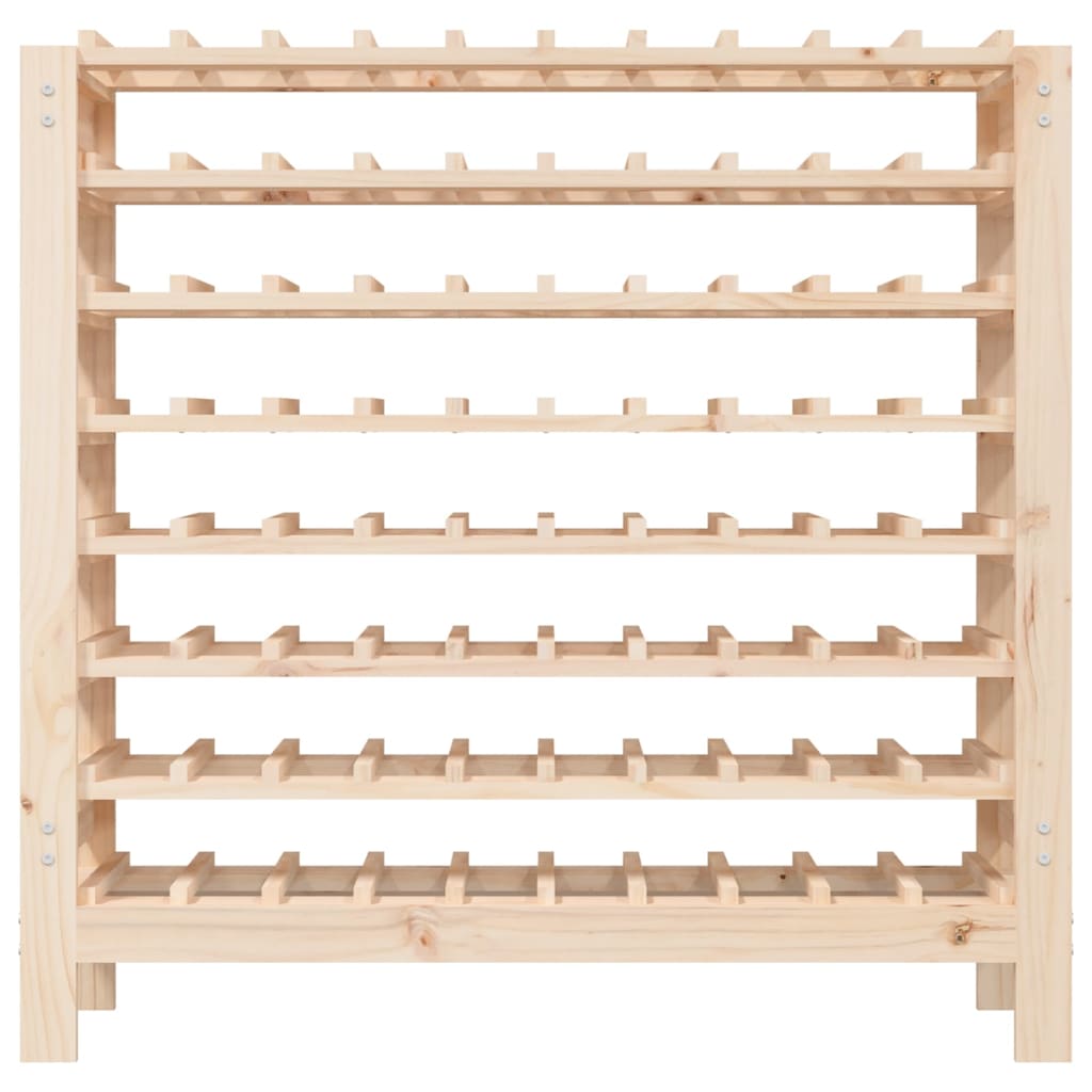vidaXL Wine Rack 109.5x30x107.5 cm Solid Wood Pine - Wine Rack from vidaXL