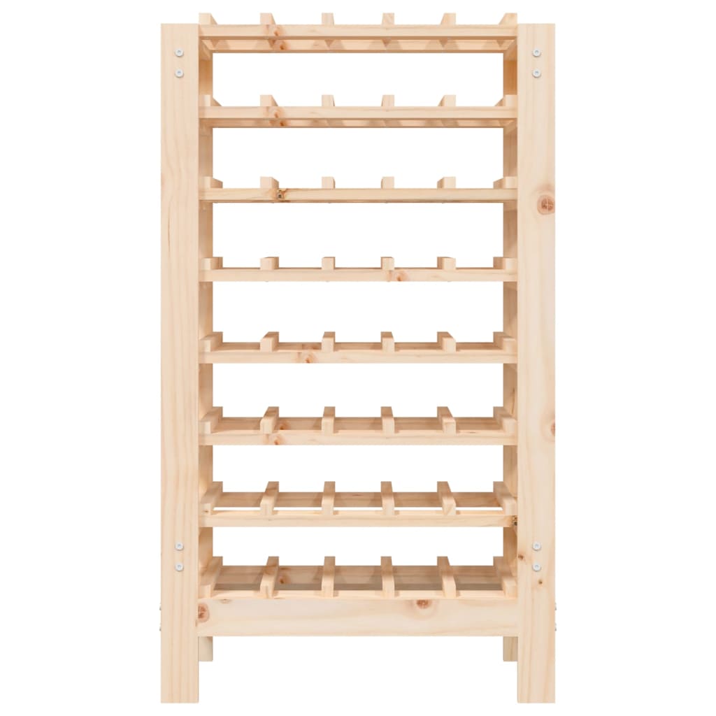 vidaXL Wine Rack 109.5x30x107.5 cm Solid Wood Pine - Wine Rack from vidaXL
