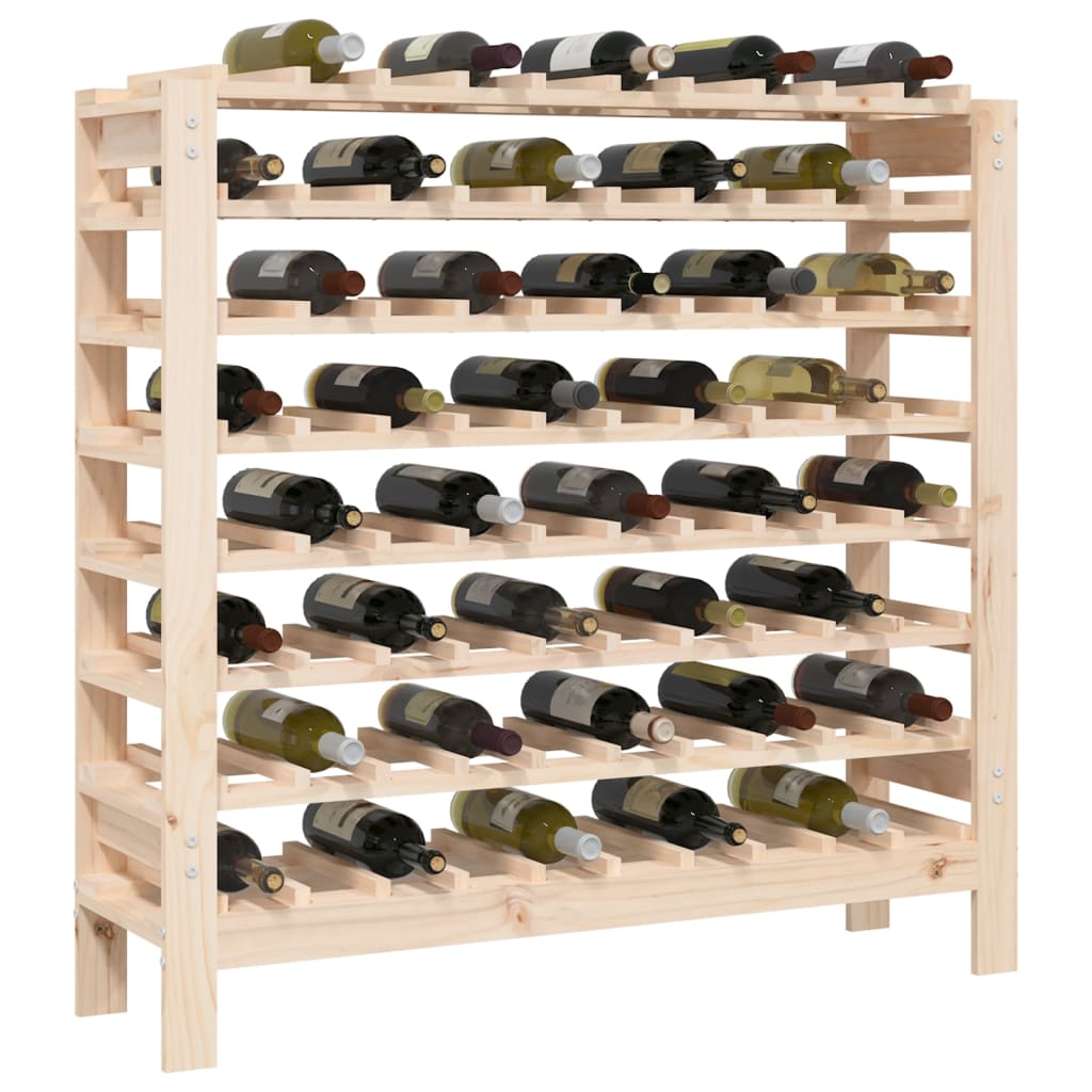 vidaXL Wine Rack 109.5x30x107.5 cm Solid Wood Pine - Wine Rack from vidaXL