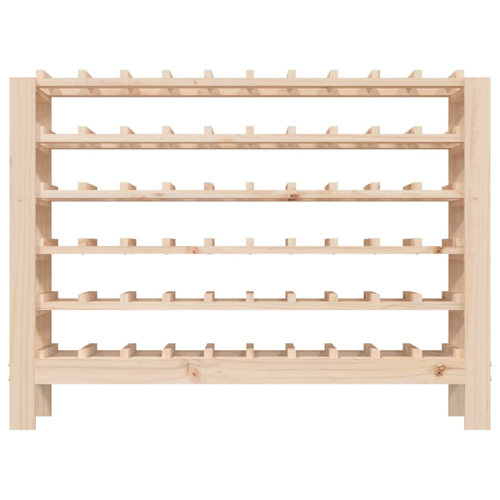 vidaXL Wine Rack 109.5x30x107.5 cm Solid Wood Pine - Wine Rack from vidaXL