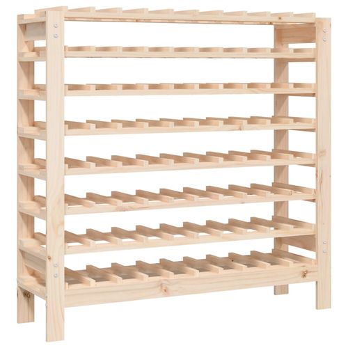 vidaXL Wine Rack 109.5x30x107.5 cm Solid Wood Pine - Wine Rack from vidaXL