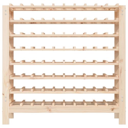 vidaXL Wine Rack 109.5x30x107.5 cm Solid Wood Pine - Wine Rack from vidaXL