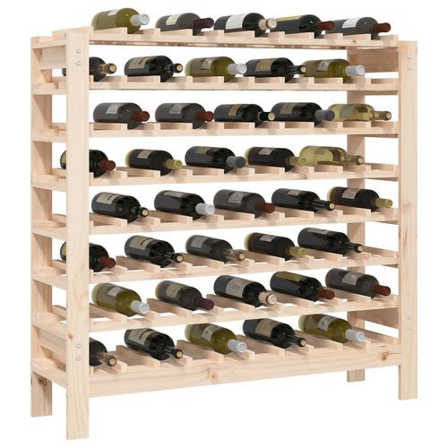 vidaXL Wine Rack 109.5x30x107.5 cm Solid Wood Pine - Wine Rack from vidaXL