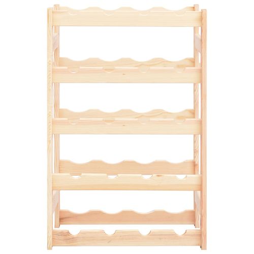 Wine Rack for 20 Bottles Pinewood - Wine Rack from vidaXL