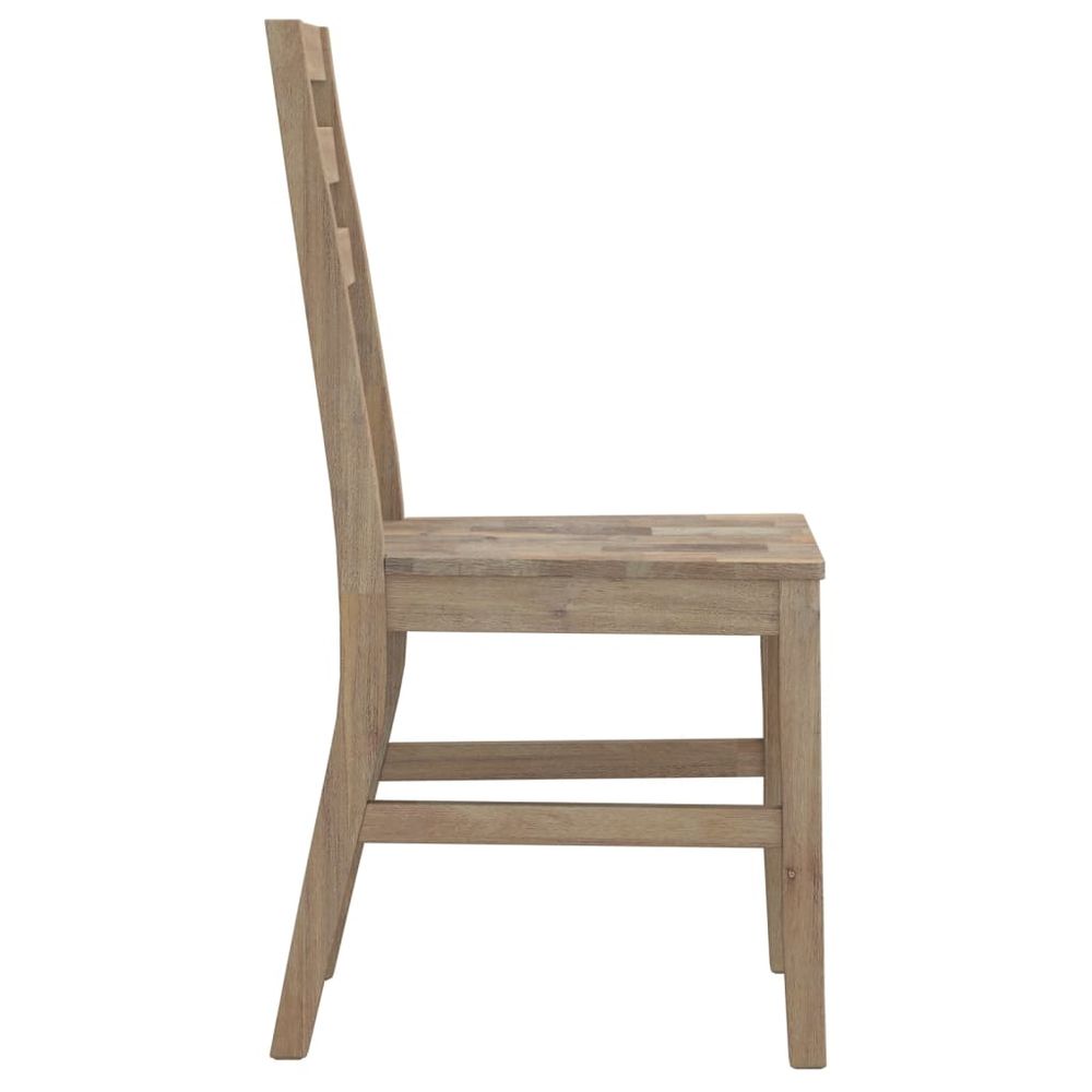 Dining Chairs 8 pcs vidaXL Solid Wood Acacia - Wooden Chairs from vidaXL