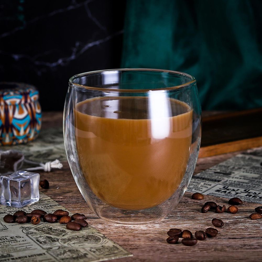 VINSANI DOUBLE WALL GLASSES ARC 1010065 - Wall Art from Vinsani