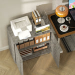 Vinsetto 2-Tier Locking Filing Cabinet Office Storage Cabinet - Filing Cabinet from Vinsetto