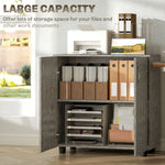 Vinsetto 2-Tier Locking Filing Cabinet Office Storage Cabinet - Filing Cabinet from Vinsetto