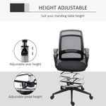 Drafting Chair Tall Office Chair with Adjustable Height and Footrest - Office Chair from Vinsetto