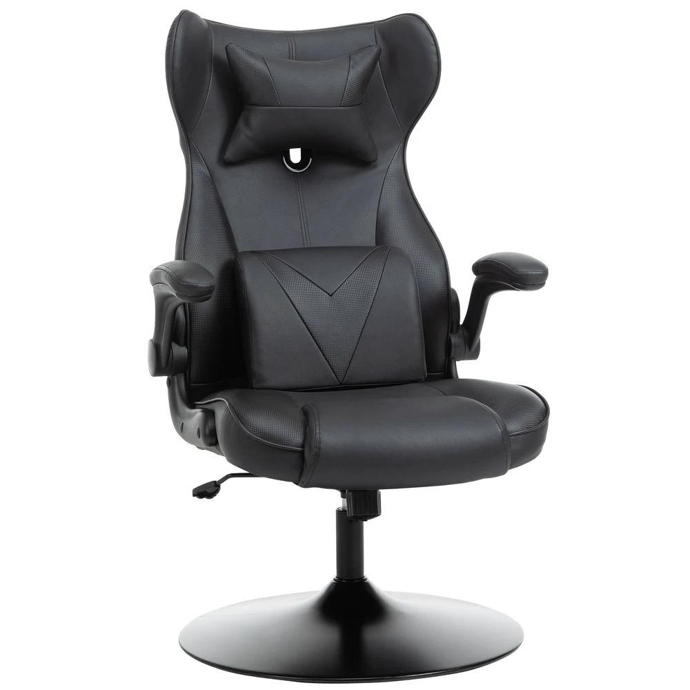 Vinsetto Vinsetto Gaming Chair Home Office Chair w/ Swivel Pedestal Base Lumbar Support - Office Chair