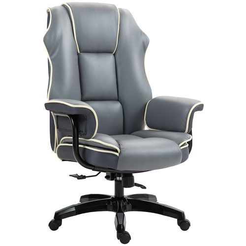 Vinsetto High Back Office Chair with Height Adjustable, Reclining, Grey - Office Chair from Vinsetto