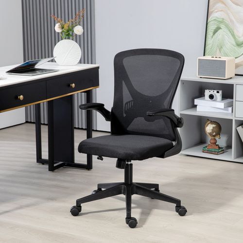 Vinsetto Mesh Office Chair Computer Chair with Lumbar Support, Swivel Wheels - Office Chair from Vinsetto