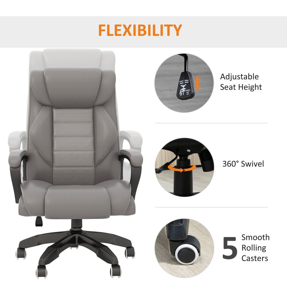 Vinsetto High Back 6 Points Vibration Massage Executive Office Chair - Office Chair from Vinsetto