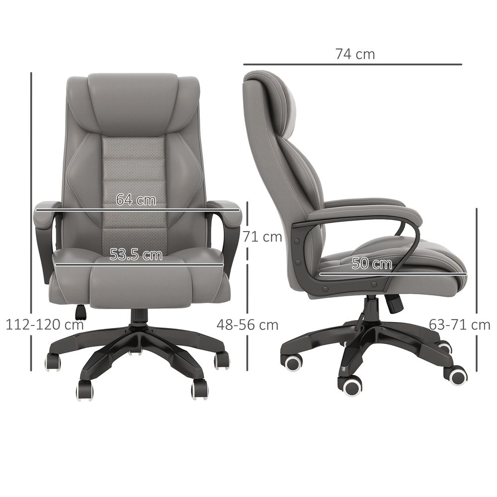 Vinsetto High Back 6 Points Vibration Massage Executive Office Chair - Office Chair from Vinsetto